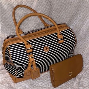 Tory Burch bag and wallet .